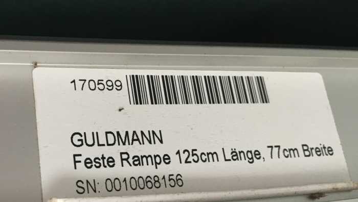 Foto Feste breite Rampe 125 x 77cm
