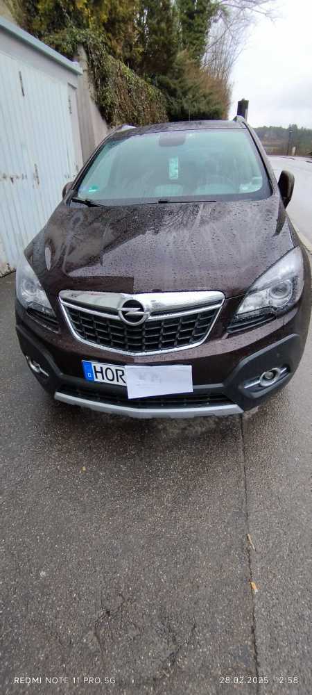 behindertengerechtes-auto-gebraucht Opel Mokka mit Gasring und Handbetriebsbremse