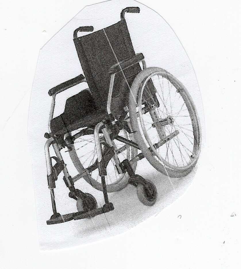 Foto Leichtgewichtsrollstuhl mit Schiebehilfe