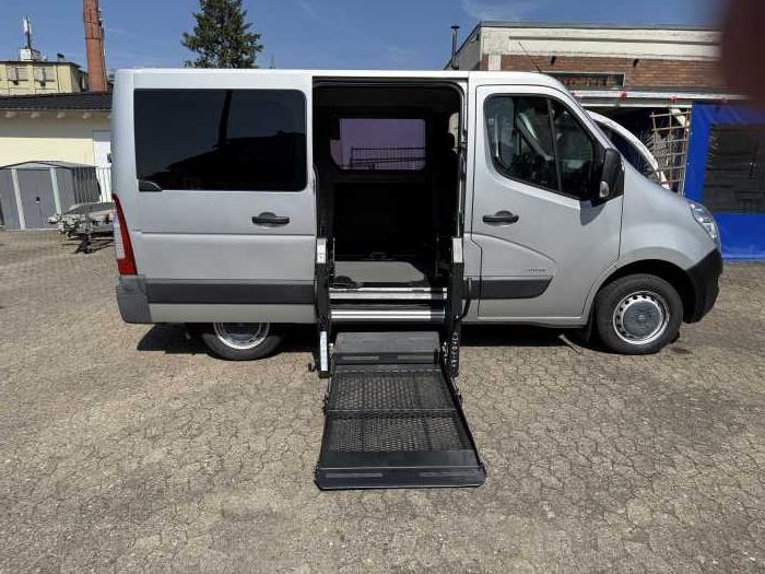 behindertengerechtes-auto-gebraucht OPEL MOVANO AUTOM.ELROLLSTUHLRAMPE EL RECAROSITZ