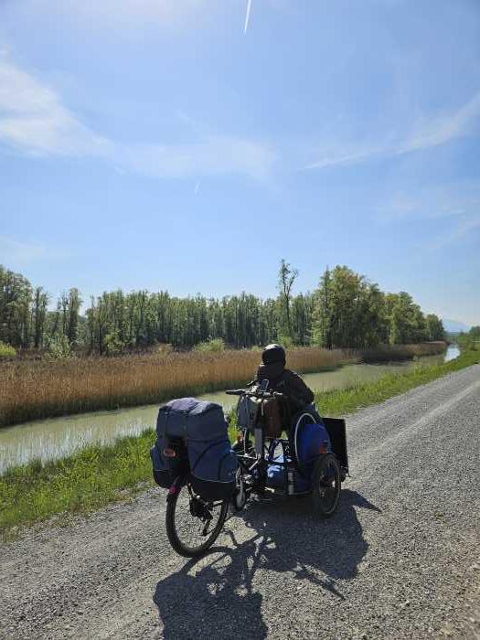 Foto Rollstuhlfahrrad
