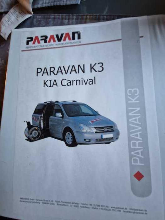 Foto KIA  Carnival mit Paravan Umbau
