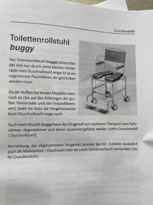 Foto Travel Mobiltoilette/Duschrollstuhl