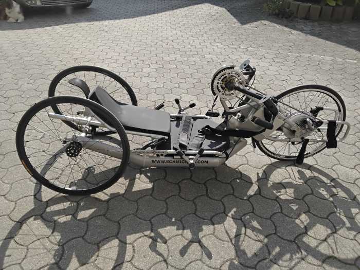 Foto Schmicking Handbike für Tetras mit E-Antrieb