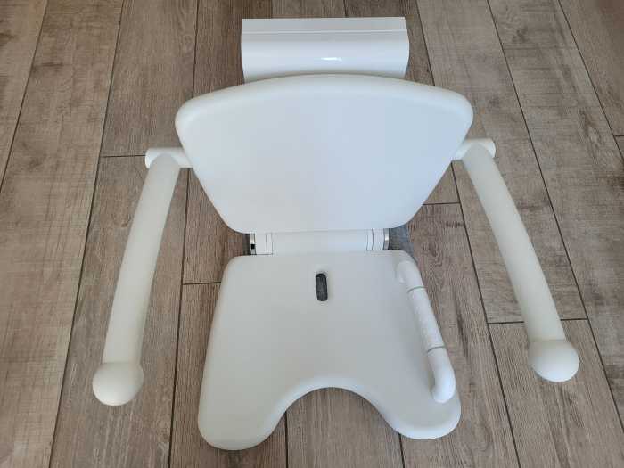 Foto Hewi Duschklappsitz + Armlehnen Höhenverstellbar