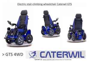 Behindertengerechtes Auto: el. Rollstuhl, treppensteigend, Allrad, GTS4WD