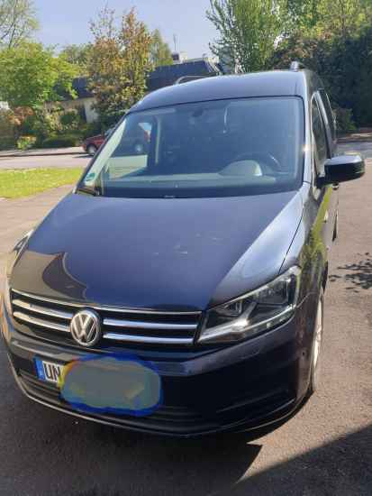 Foto VW Caddy mit Kran für E Scouter