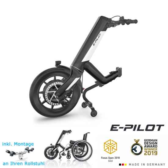 Handbike: Front-Rollstuhlantrieb, e-pilot Fa. Alber