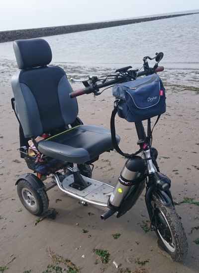 Behindertengerechtes Auto: E-Bikeboard / Elektro-Dreirad  Freeliner Evo 1“