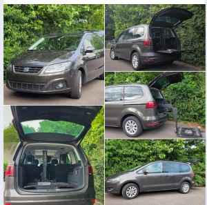 Foto SEAT Alhambra mit Verladelift