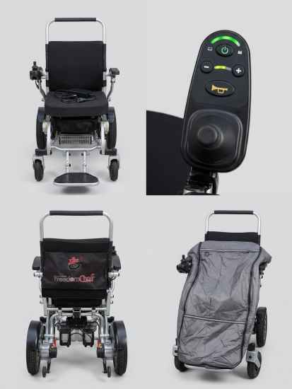 Hilfsmittel: Freedom Chair DE08L Elektro-Rollstuhl – Teilbar