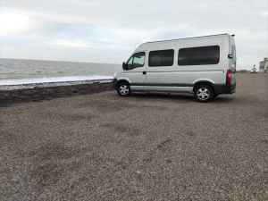 Behindertengerechtes Auto: Opel Movano 2009 Selbstfahrer Rollstuhl Hebebühne