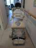 Dusch-Toilettenrollstuhl mit Rückenverstellung un