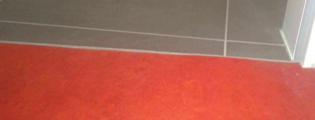 schwellenloser Übergang zwischen zwei Räumen