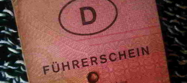 Fuehrerschein in Rosa