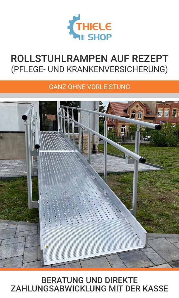 Thiele Shop Anzeige, Rollstuhlrampen auf Rezept